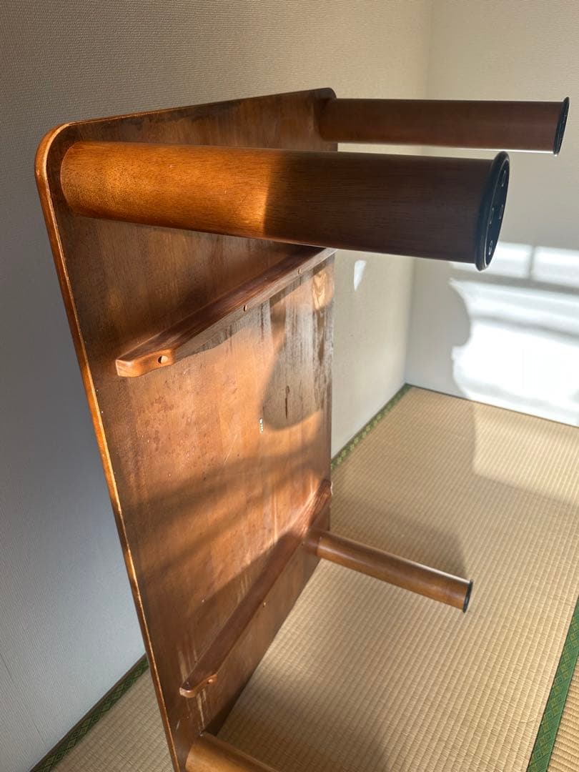 カリモク・ローテーブル！木製 長方形座卓 中型サイズ