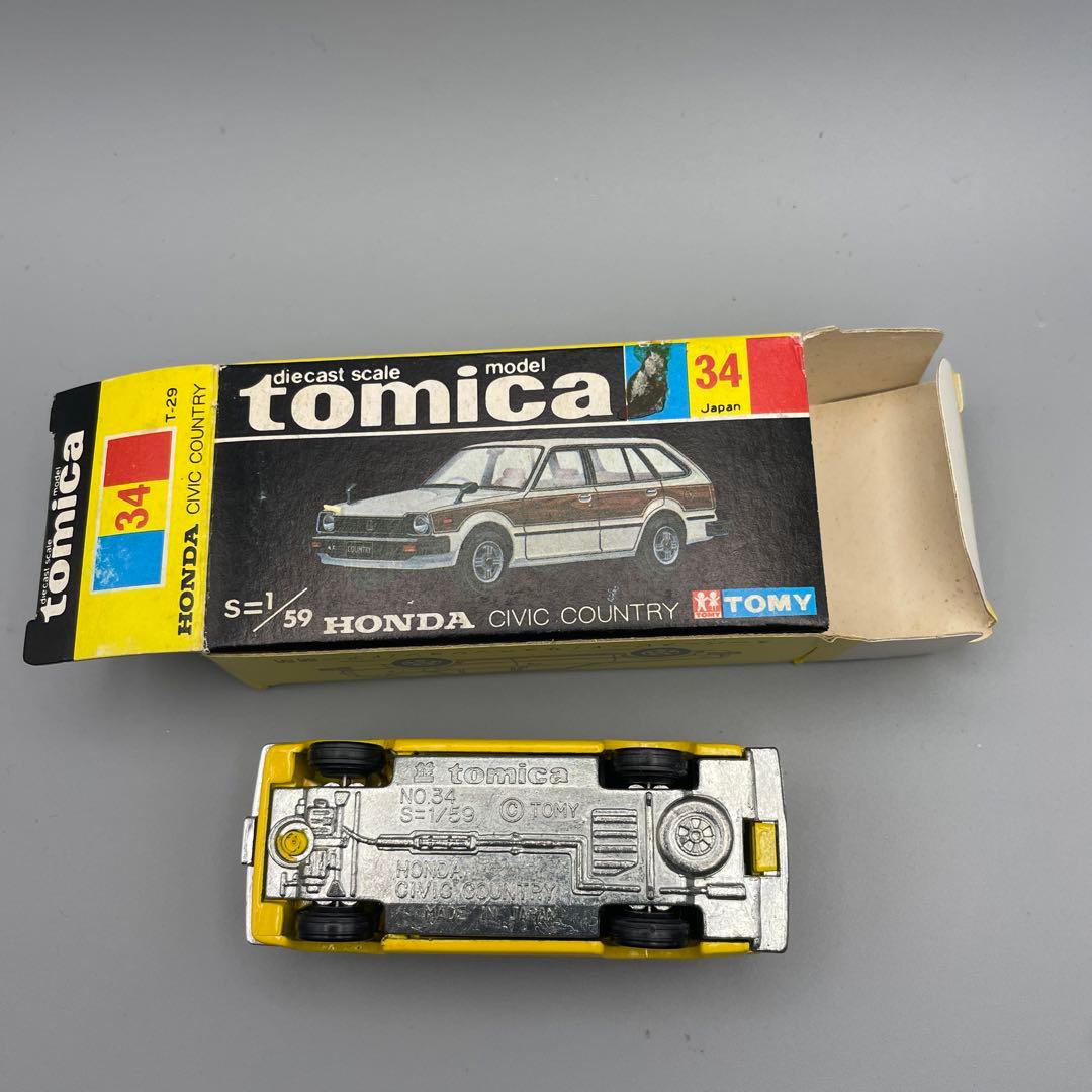 トミカ 黒箱 34 ホンダ シビックカントリー - メルカリ