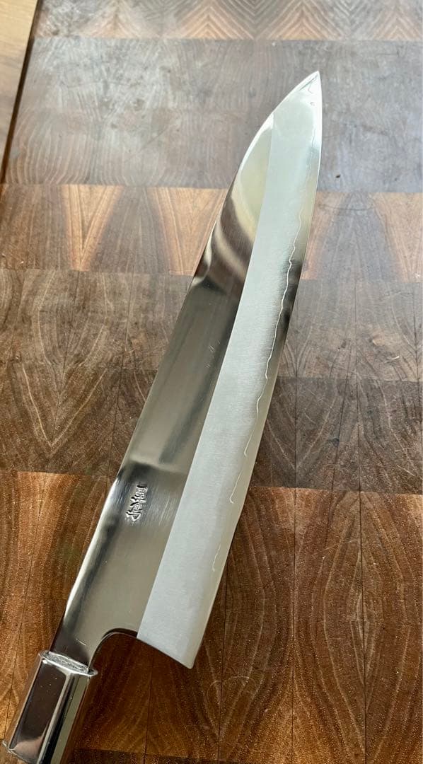 黒鳥鍛造 銀三 磨き 牛刀 240mm 包丁 洋包丁 ステンレス 土佐打刃物