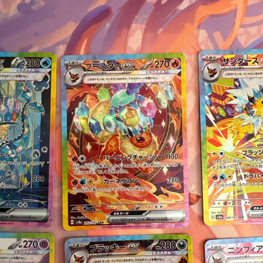 テラスタルフェス　ブイズ　10枚セット　sar ブラッキー