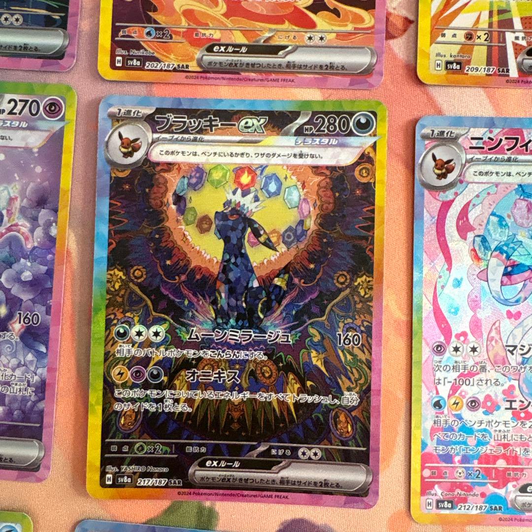 テラスタルフェス　ブイズ　10枚セット　sar ブラッキー