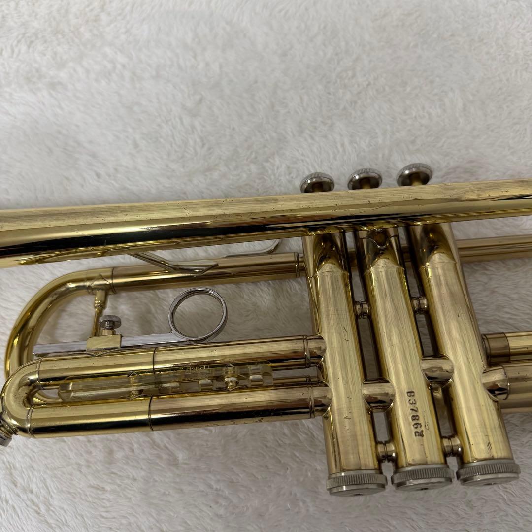 人気 Bach バック トランペット TR-300 ゴールド 初心者 管内洗浄
