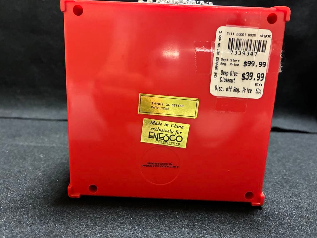 コカコーラ　バンク　クレーンゲーム　オルゴール　アメリカン雑貨