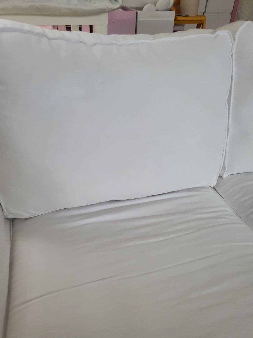 IKEA Kivik 2人掛けソファーカバー ホワイト