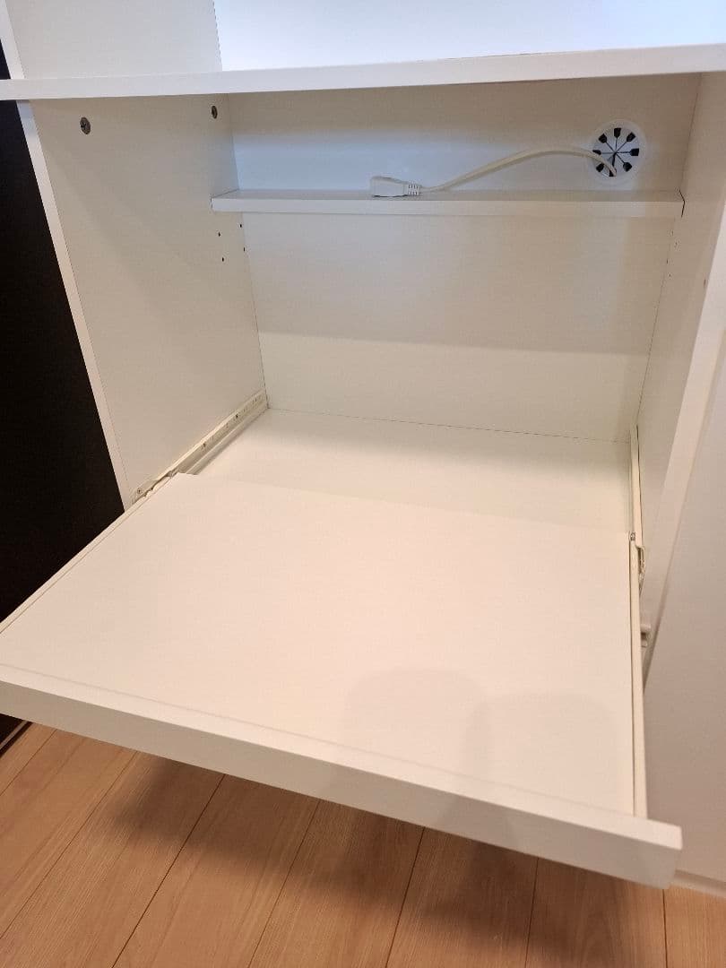ホワイト食器棚・レンジ台
