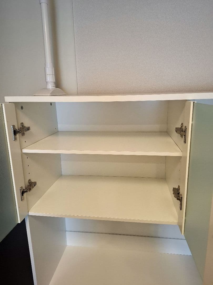 ホワイト食器棚・レンジ台