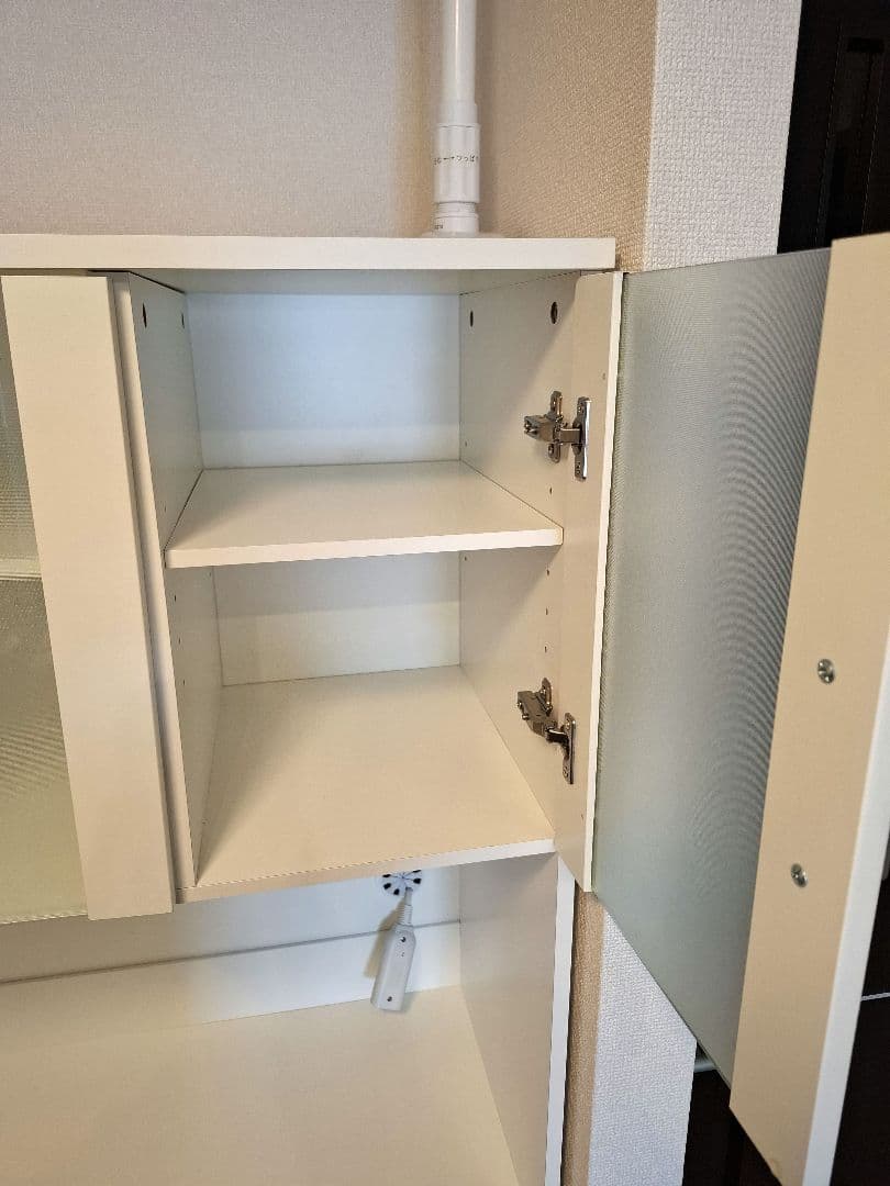 ホワイト食器棚・レンジ台