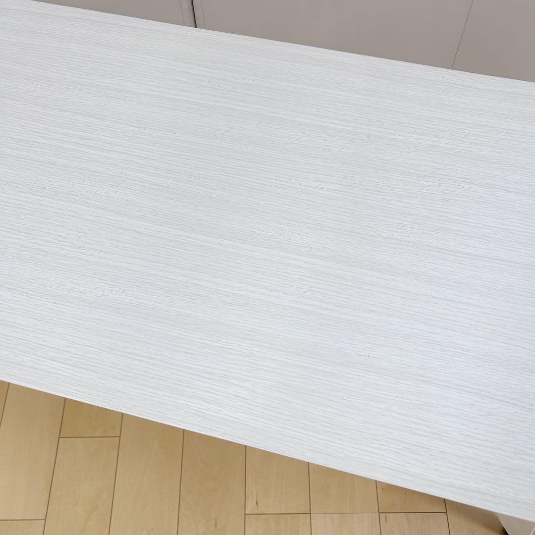 北欧センターテーブル　ローテーブル　姫家具　ホワイト家具　木目調　引き出し