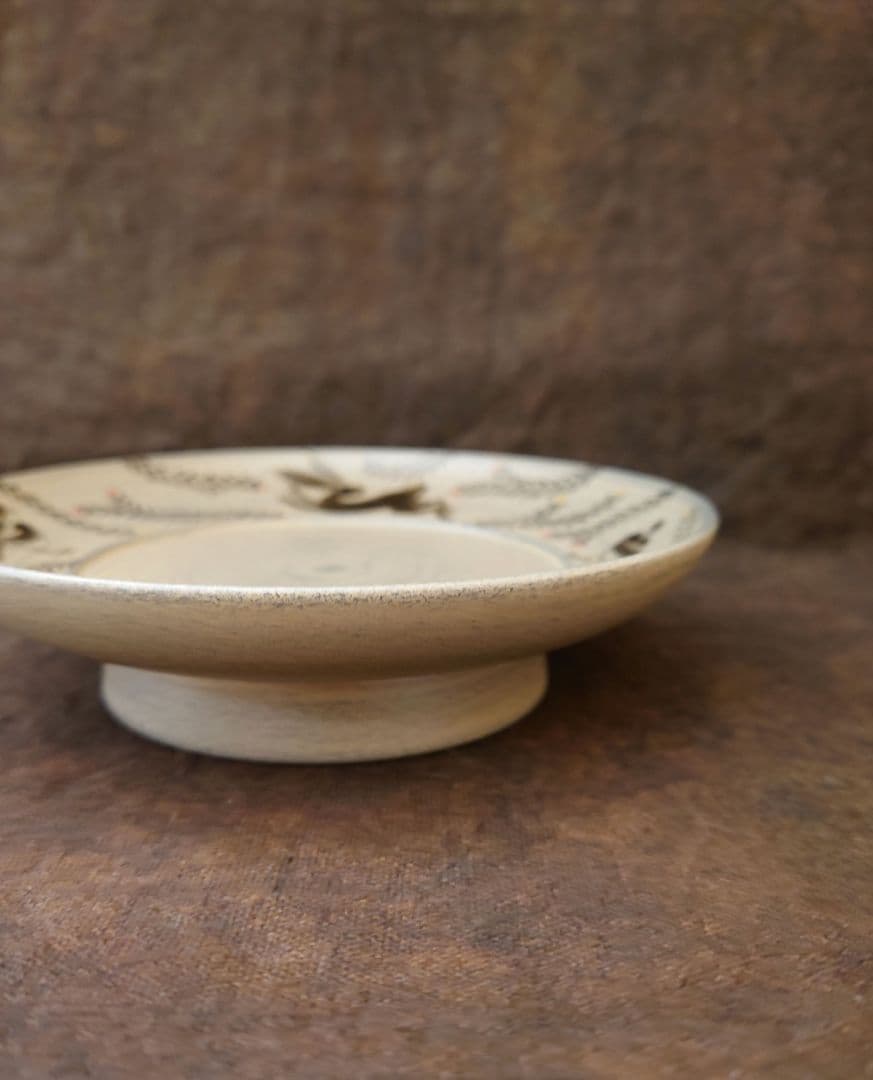 やのさちこ 椿皿