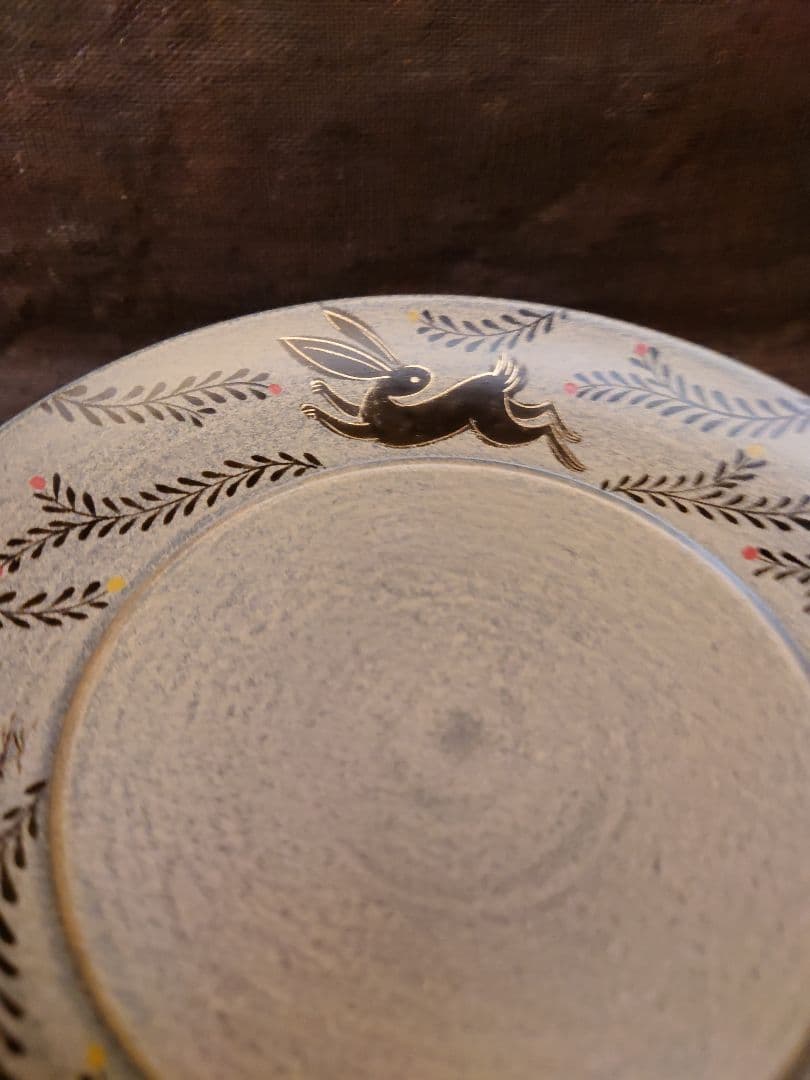 やのさちこ 椿皿