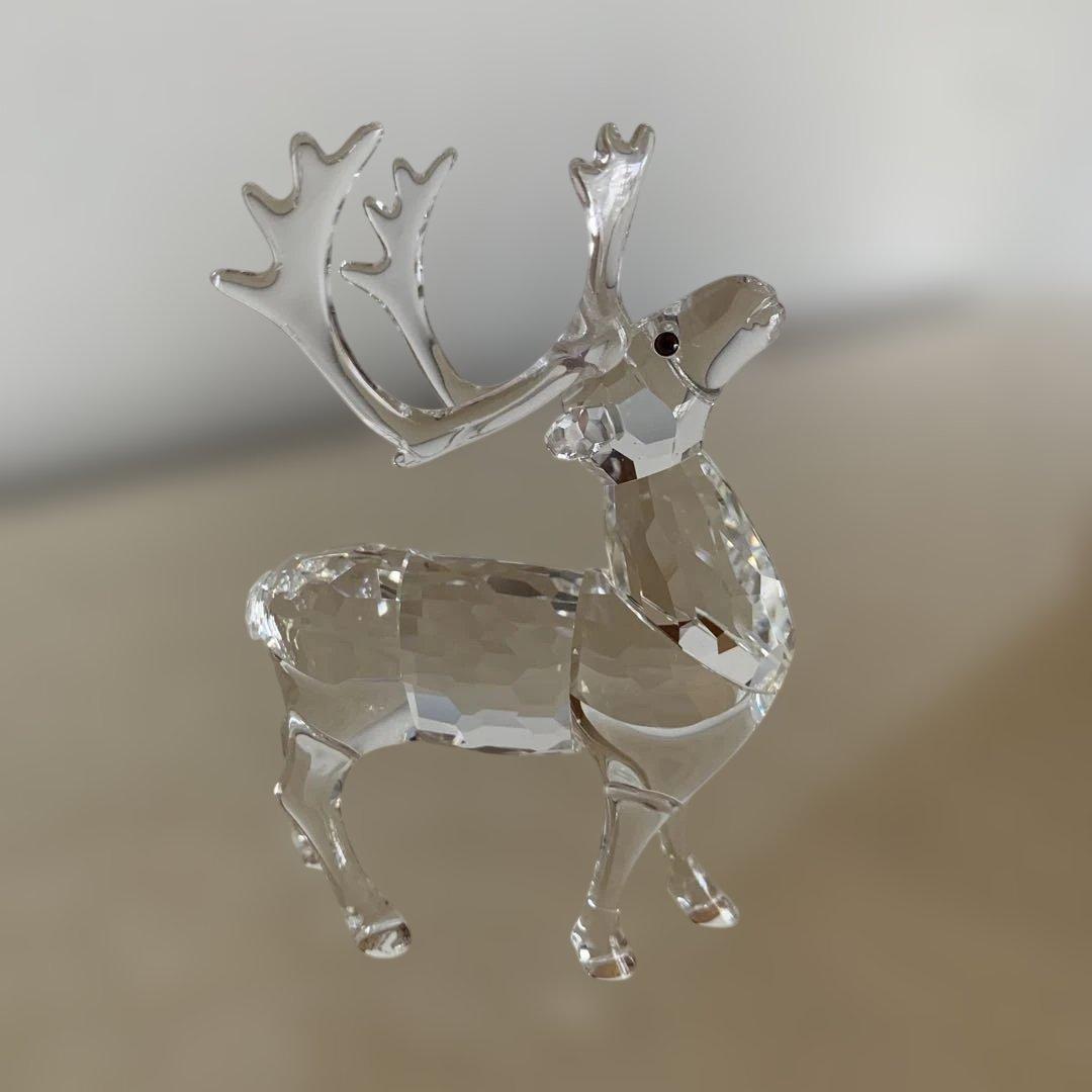 スワロフスキー SWAROVSKI トナカイ　オーナメント　クリスマス　置物