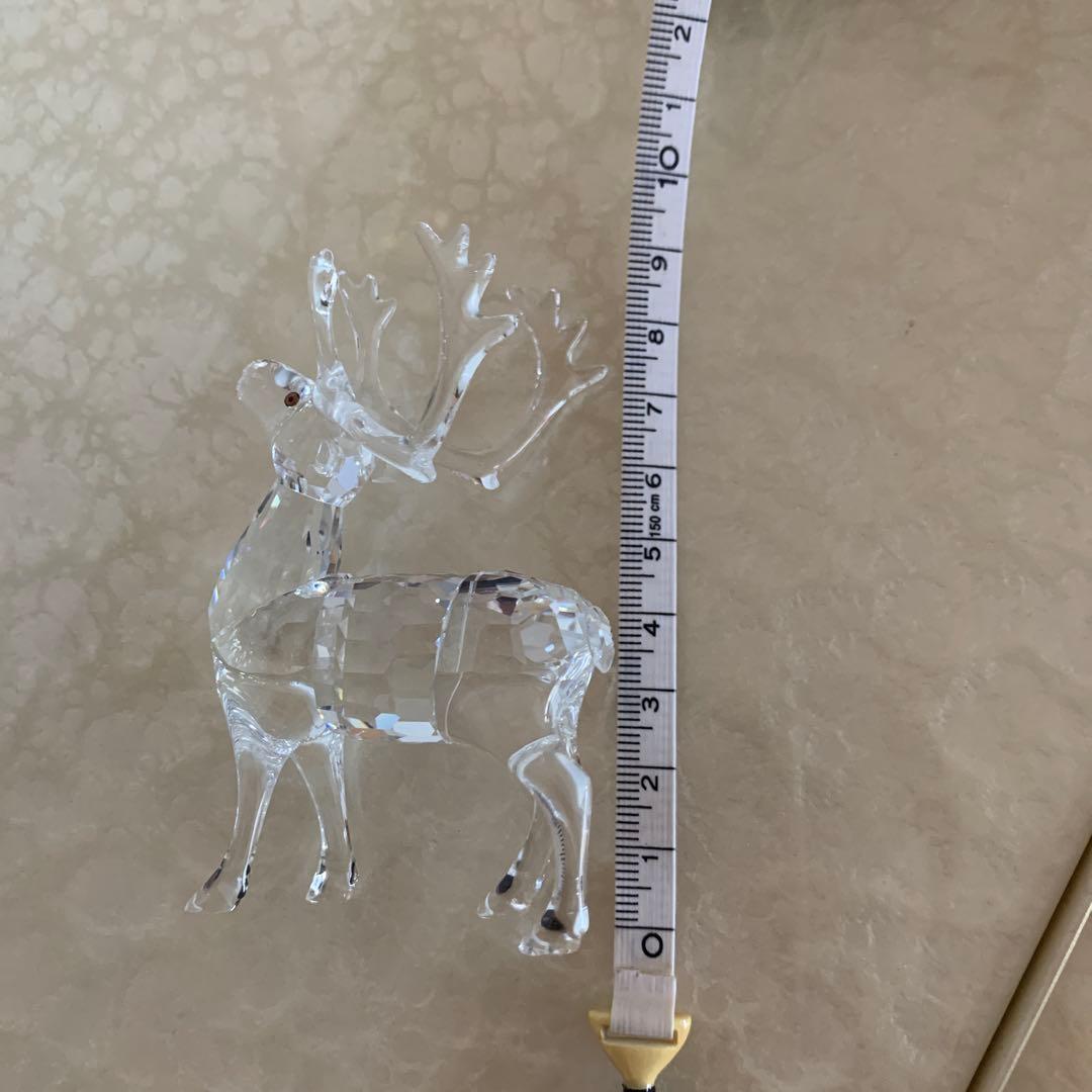 スワロフスキー SWAROVSKI トナカイ　オーナメント　クリスマス　置物