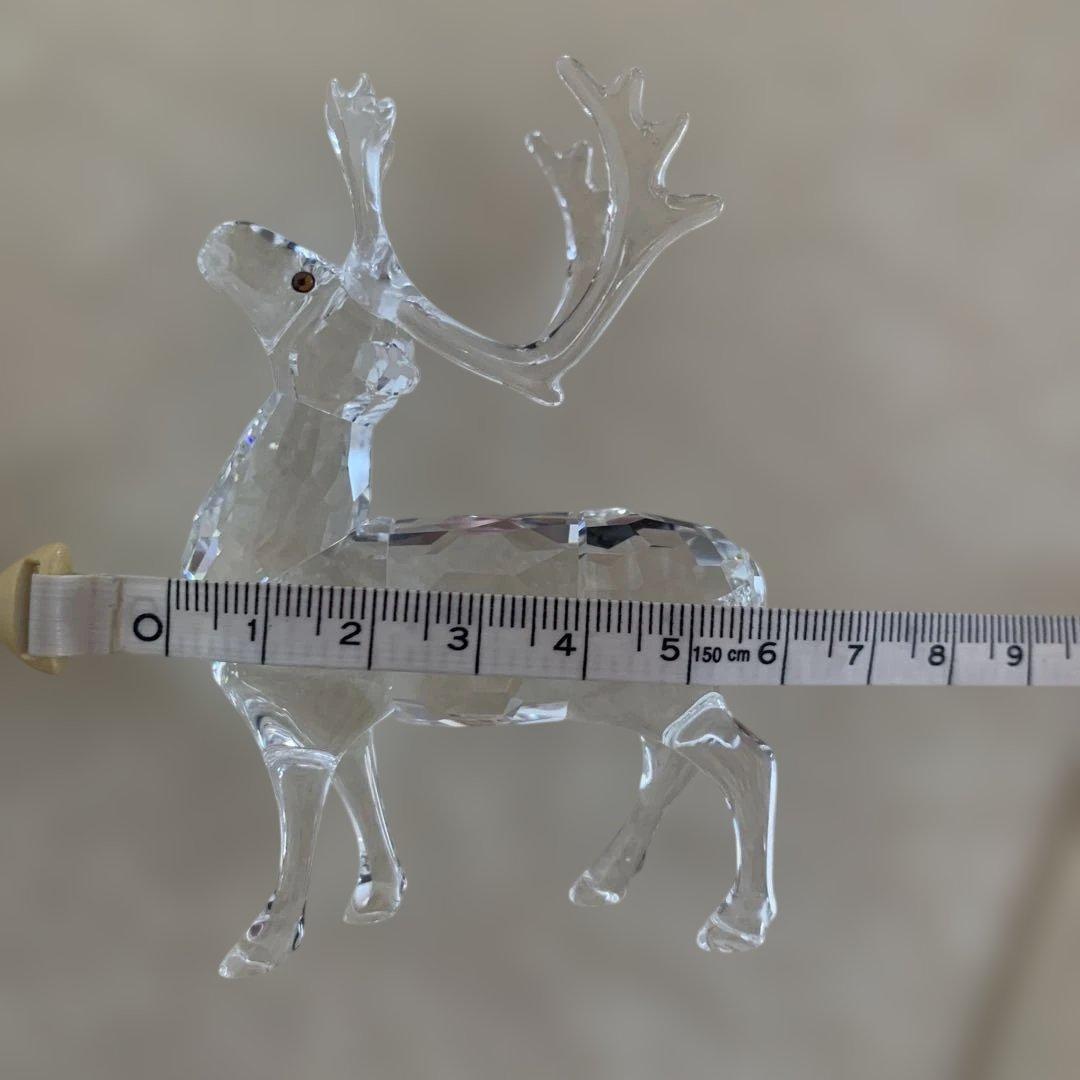 スワロフスキー SWAROVSKI トナカイ　オーナメント　クリスマス　置物