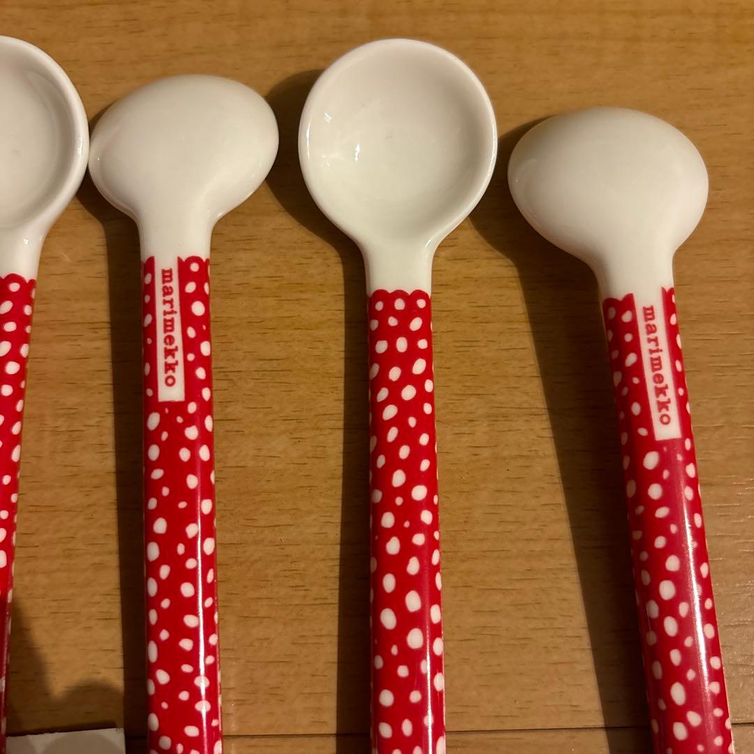新品　marimekko マリメッコ ノイタルンプ スプーン　4本