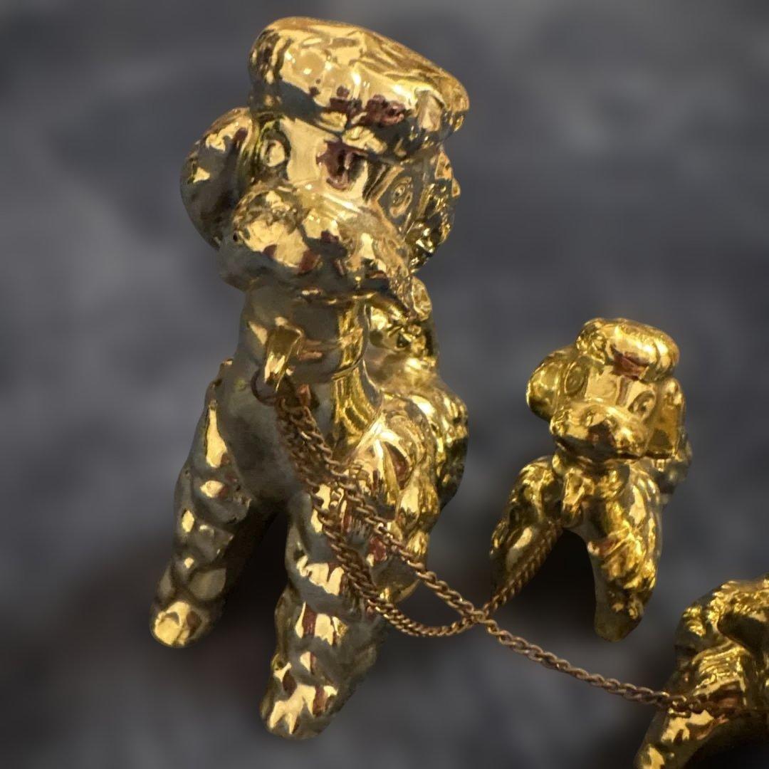 プードル　ヴィンテージ　アンティーク　フィギュア