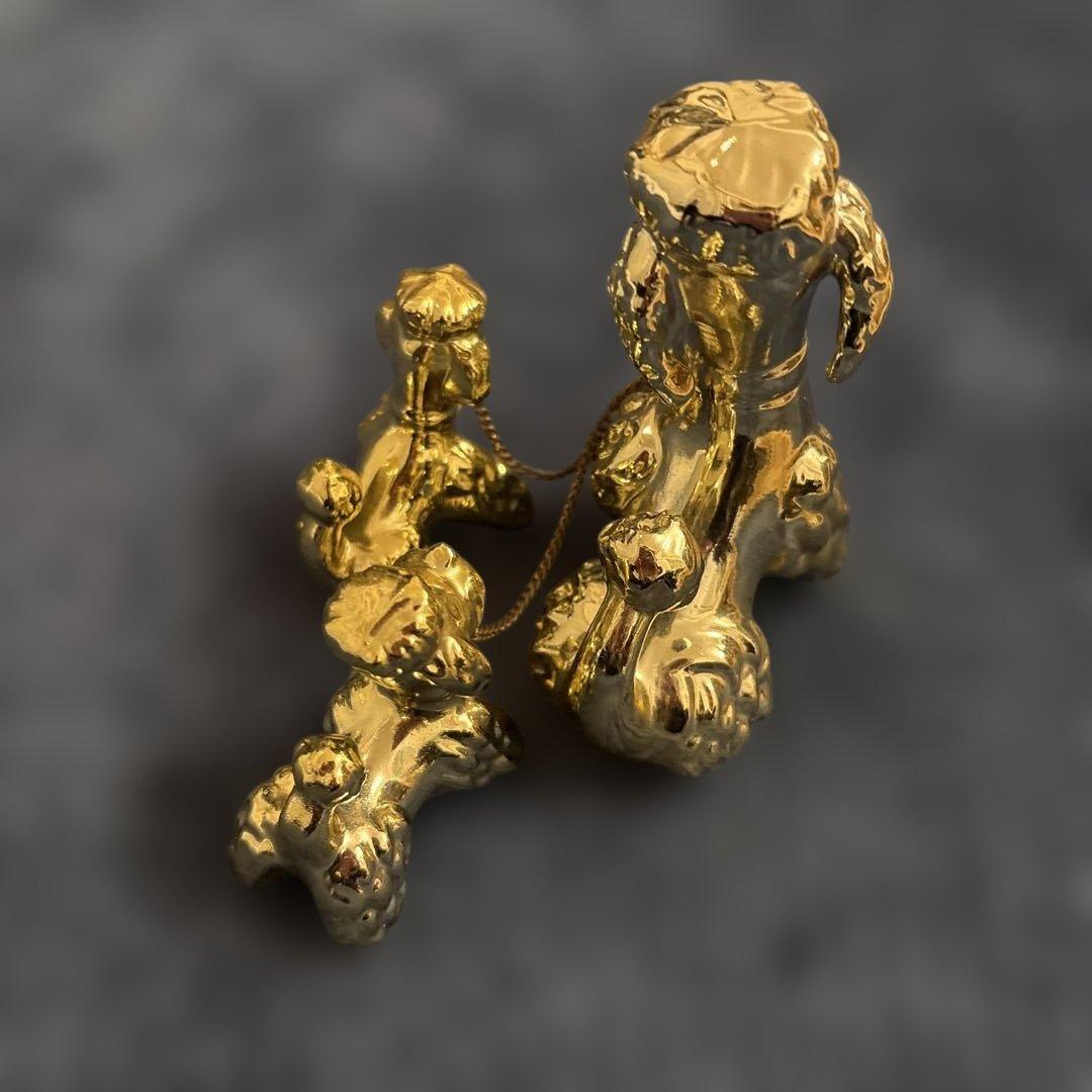 プードル　ヴィンテージ　アンティーク　フィギュア