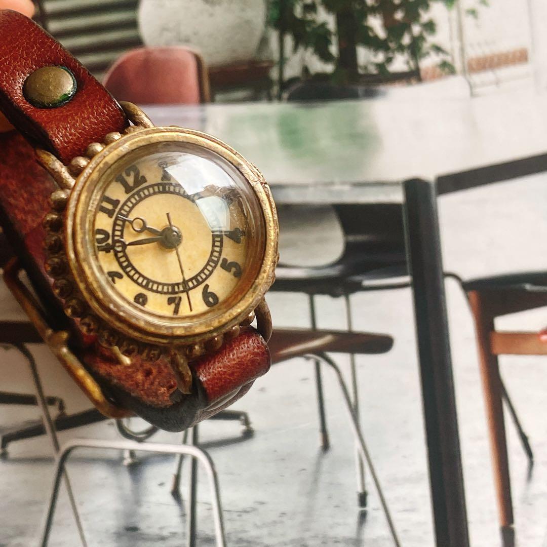 【日本製】時計職人が作ったブレスレットのような華奢腕時計