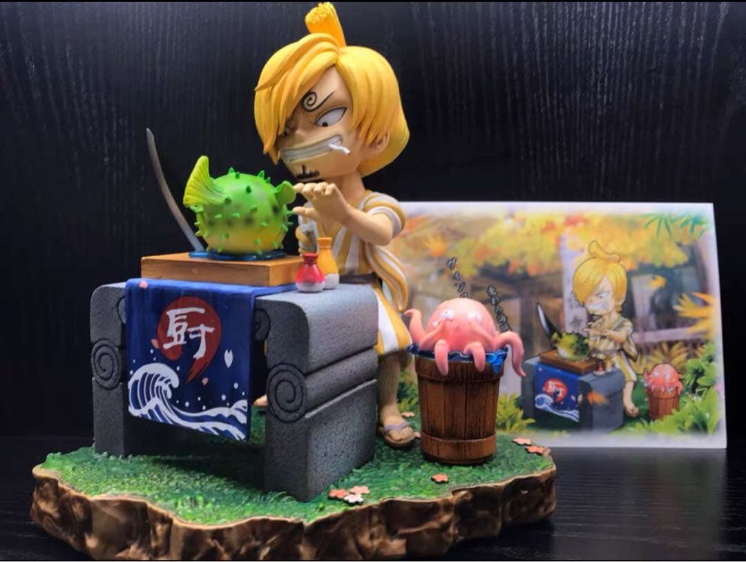 ONE PIECE サンジ ガレージキット ガレキ スタチュー①④