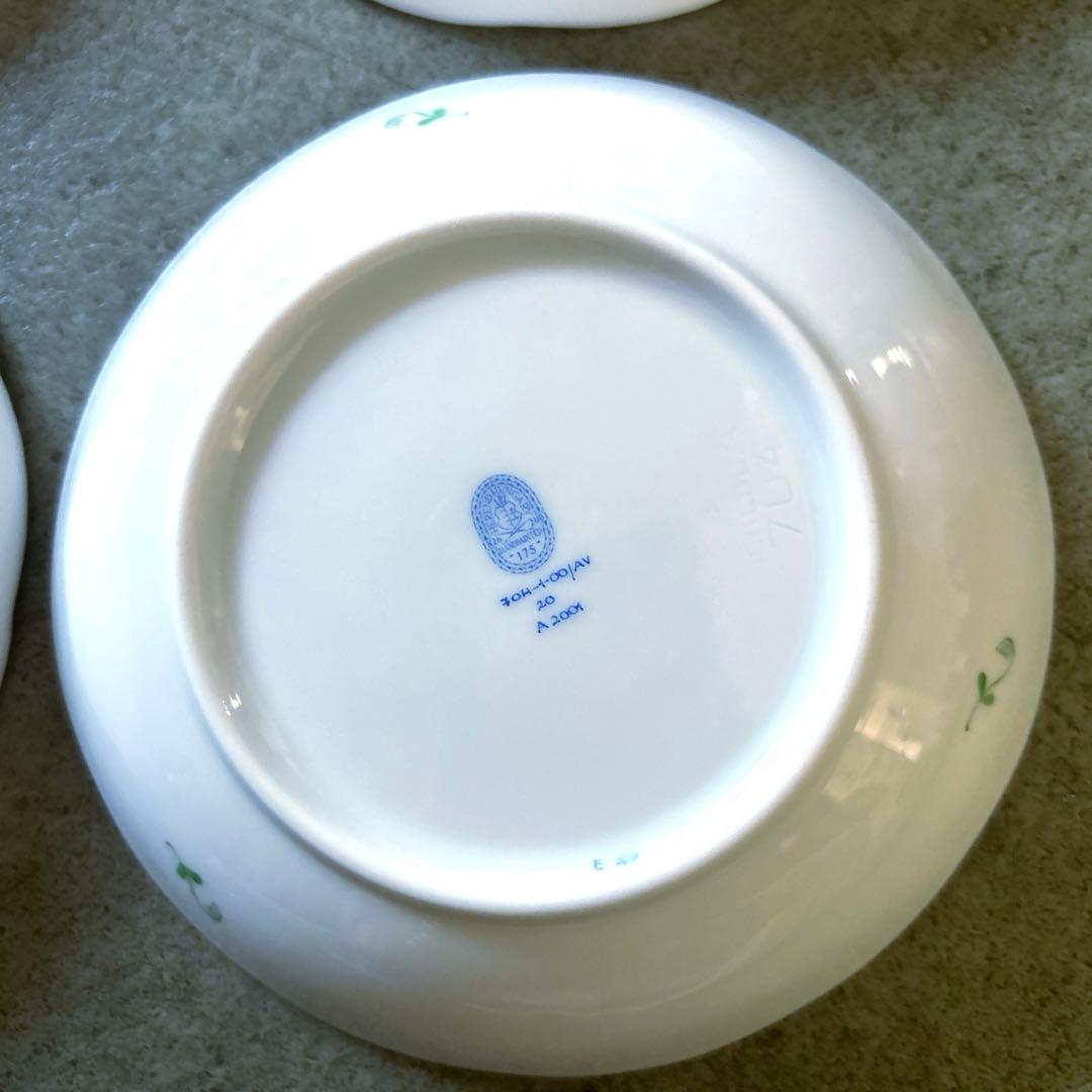 値下げ❗️ヘレンド　ヴィクトリアブーケ　アポニーグリーン　その他　深皿　6枚セット