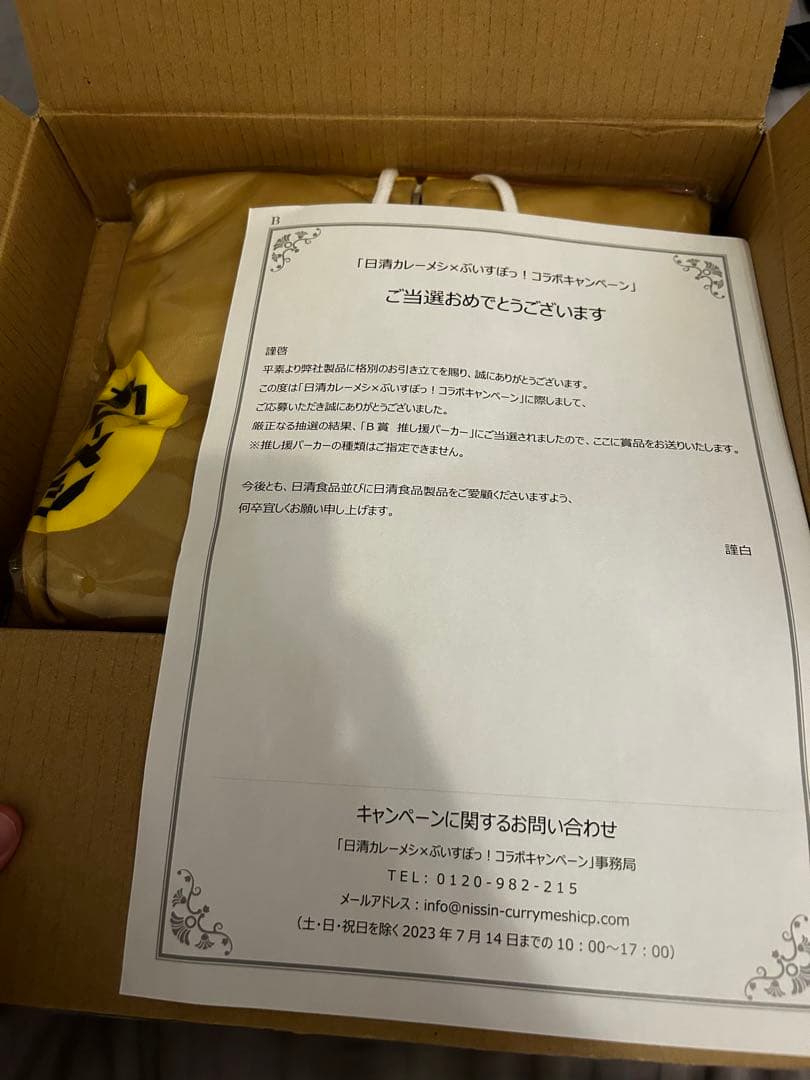 ぶいすぽっ！×カレーメシコラボ推しパーカー　花芽なずな