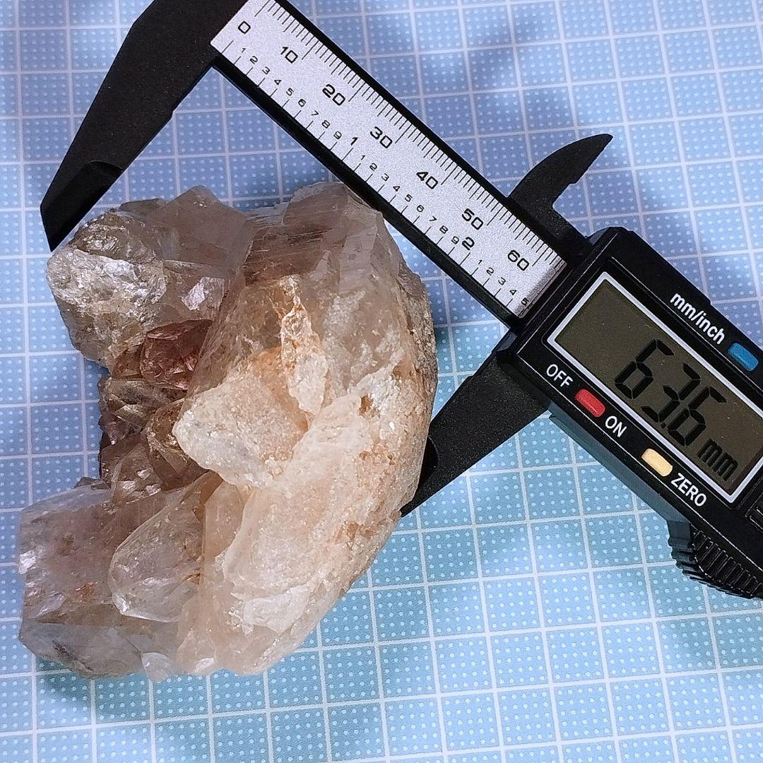 ⑥マニカラン水晶 クラスター 原石 ピンクマニカラン アイリス ヒマラヤ水晶