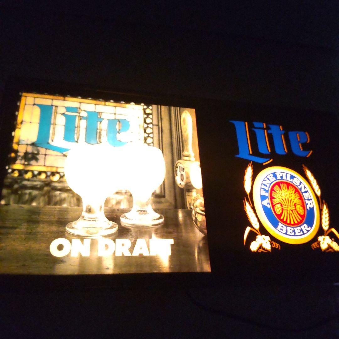 専用商品、希少レトロヴィンテージLite ビール ライトボックス
