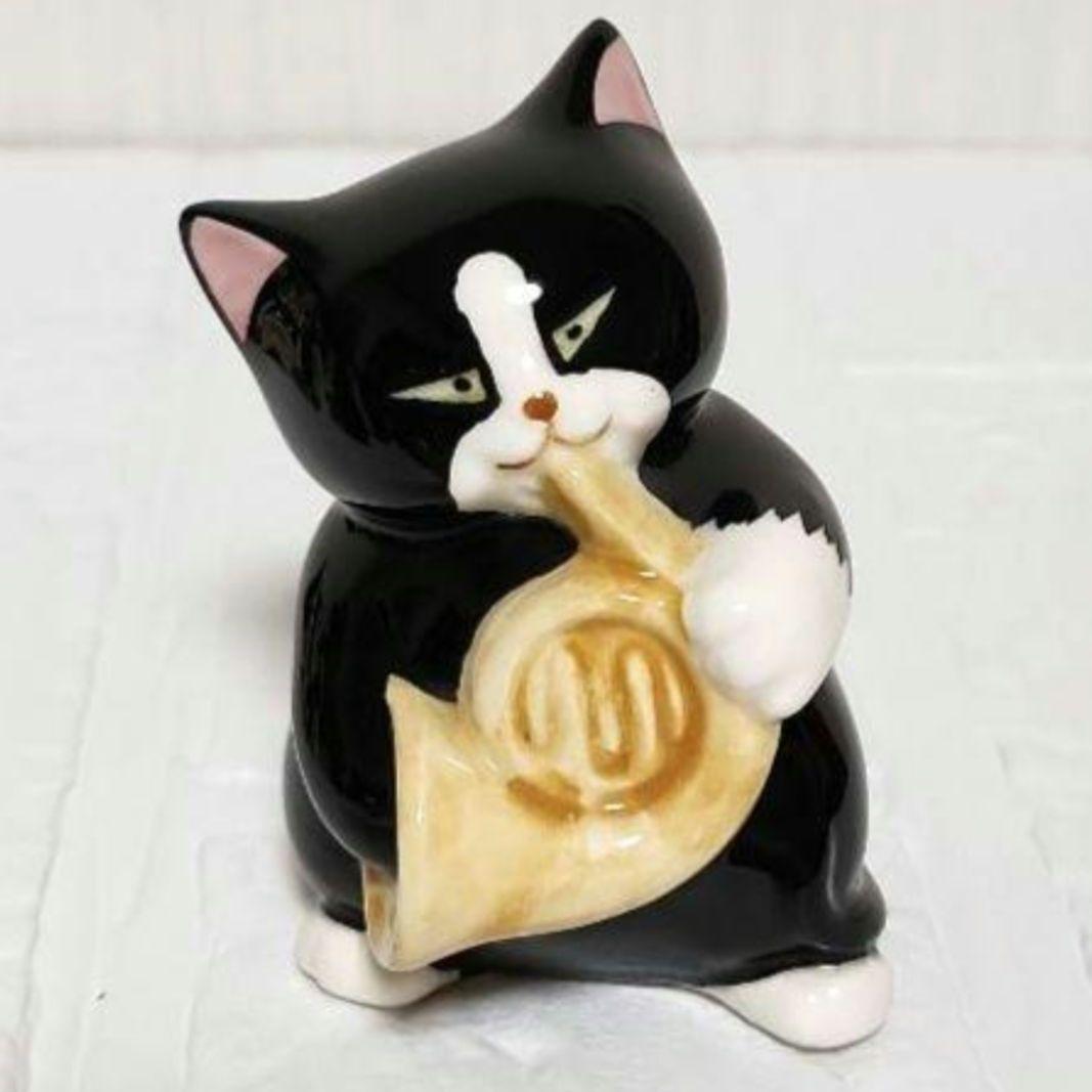 黒猫のオーケストラ　置物　セブンコーポレーション　10体セット