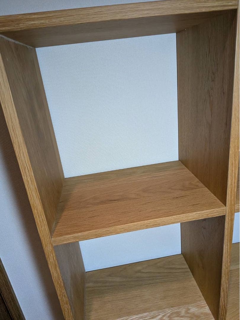 ■送料込■無印良品 スタッキングシェルフ 3×2 木製家具棚MUJIオーク材収納