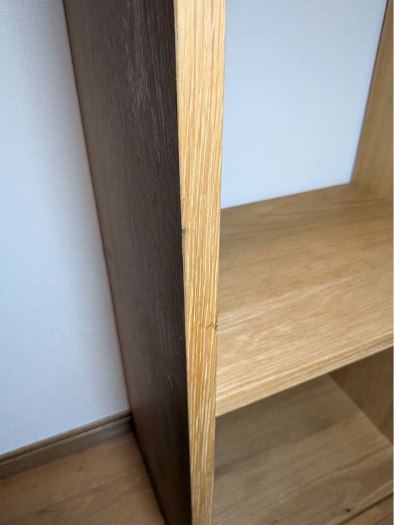 ■送料込■無印良品 スタッキングシェルフ 3×2 木製家具棚MUJIオーク材収納