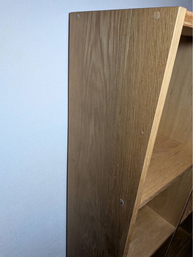 ■送料込■無印良品 スタッキングシェルフ 3×2 木製家具棚MUJIオーク材収納