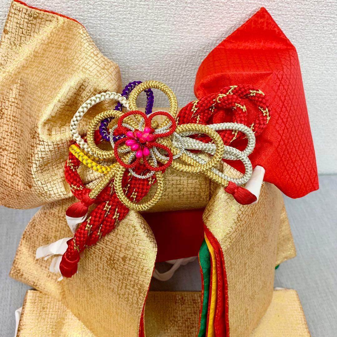 七五三 7歳 和装小物セット 作り帯 帯締め しごき 草履 バッグ ハコセコ