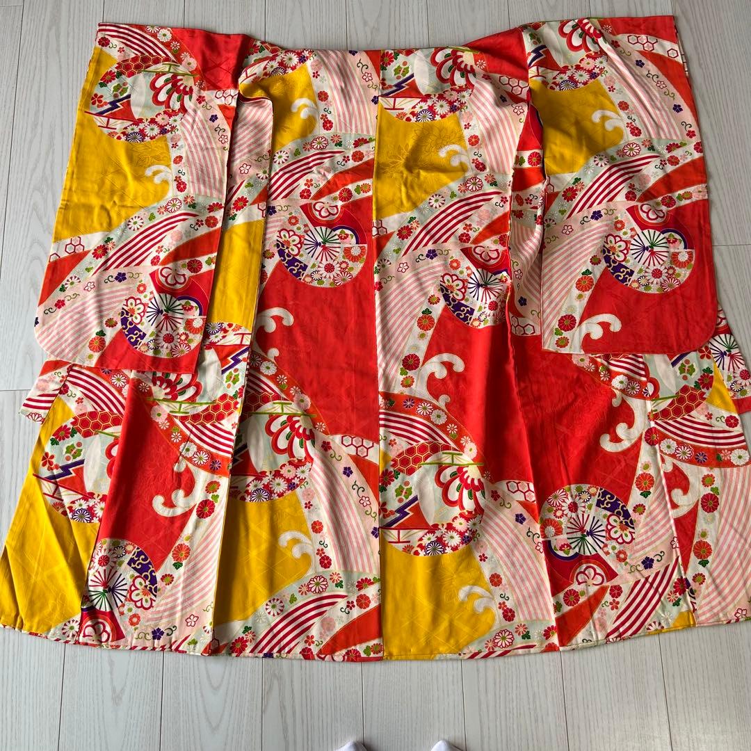 子供　着物　アンティーク　七五三 5歳　7歳