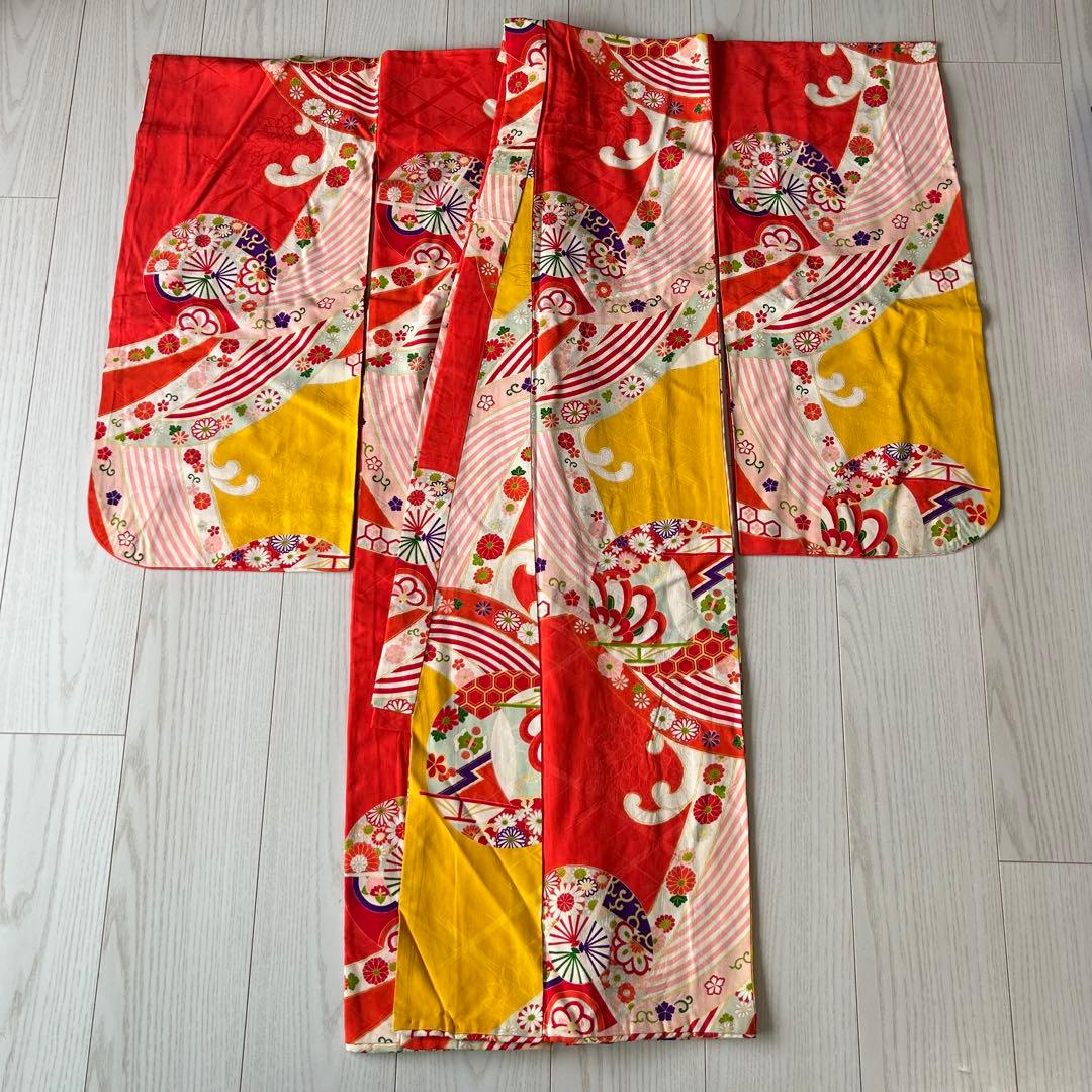 子供　着物　アンティーク　七五三 5歳　7歳