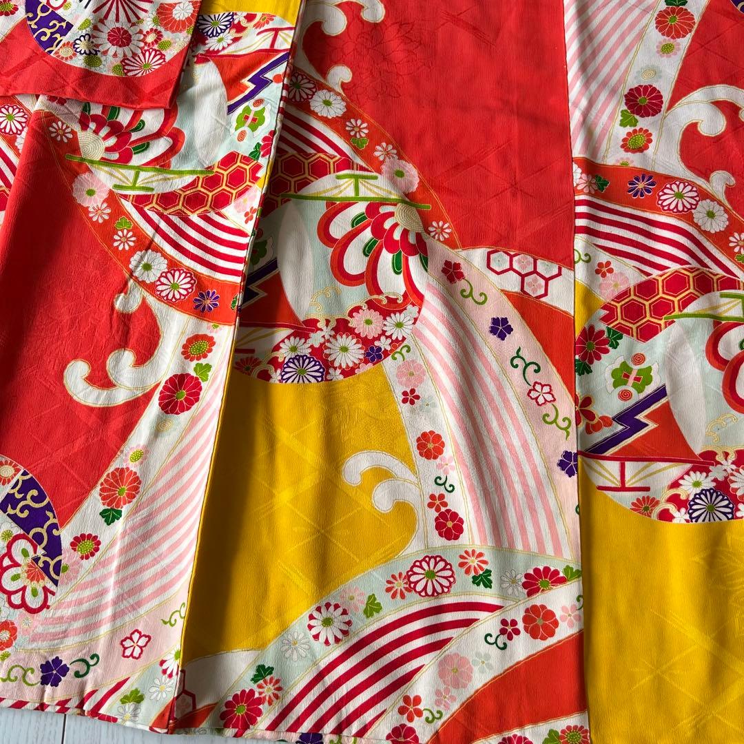 子供　着物　アンティーク　七五三 5歳　7歳