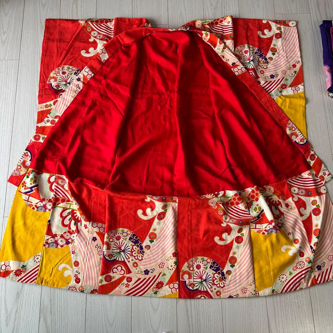 子供　着物　アンティーク　七五三 5歳　7歳