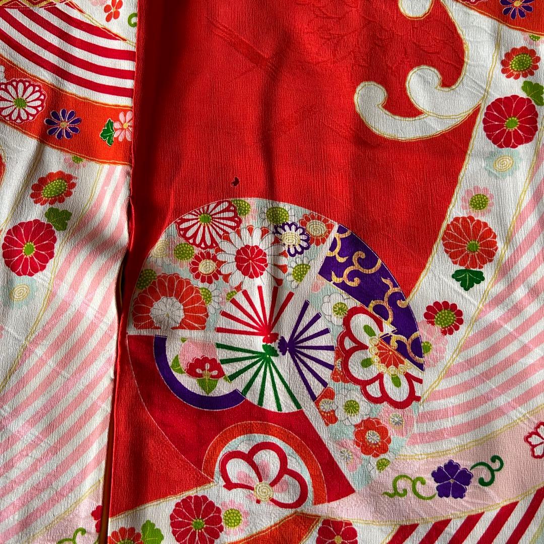 子供　着物　アンティーク　七五三 5歳　7歳