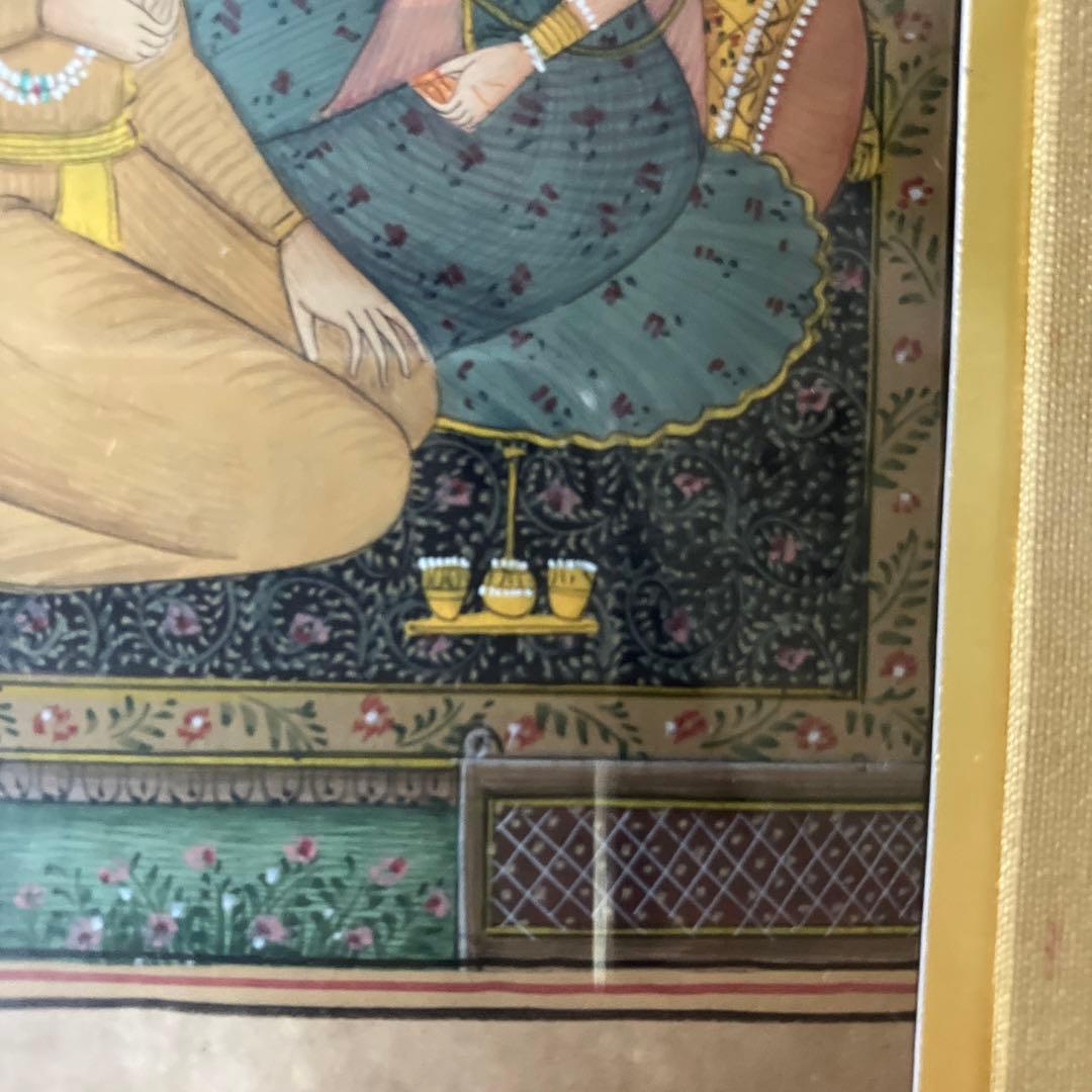 インド　ミニアチュール　細密画