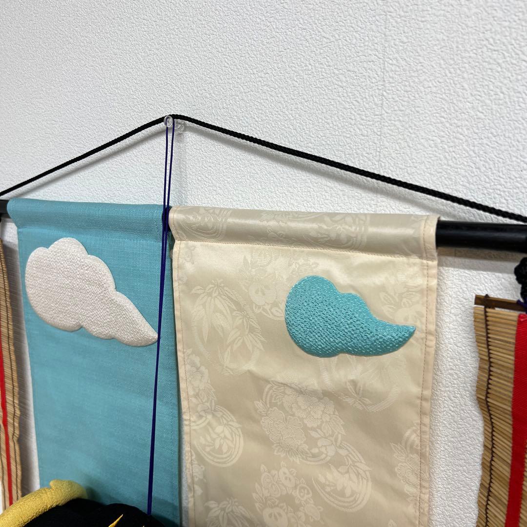 五月人形　端午の節句　ちりめん吊るし鯉のぼり特大