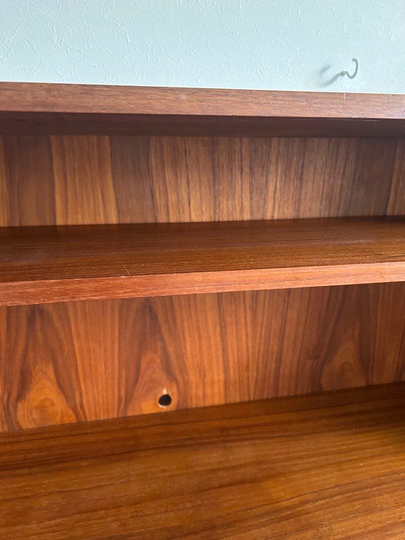 北欧家具 デンマーク ライティングビューロー チェスト 棚 ヴィンテージ チーク