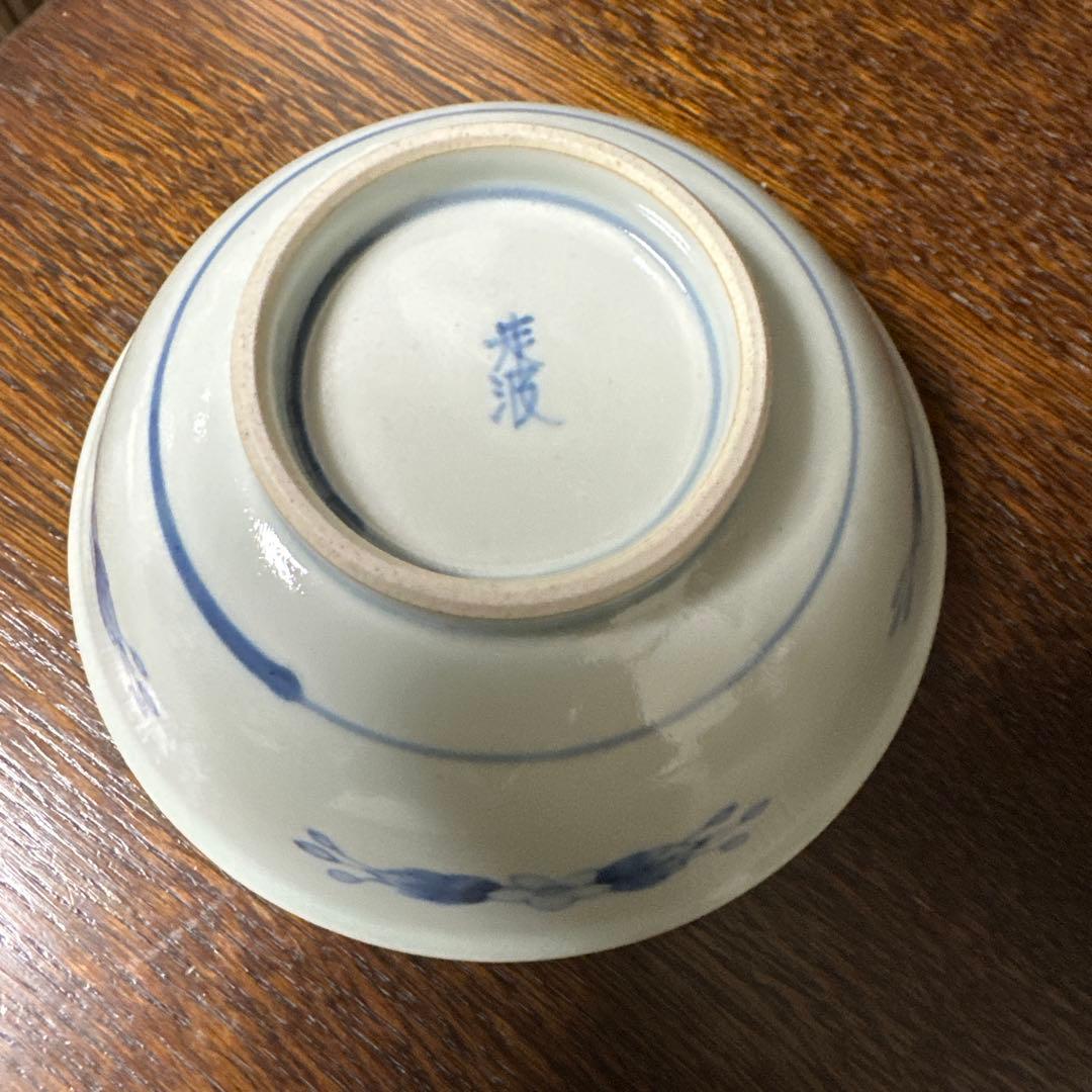 佐藤走波(六代)染錦. 桃花鳥文、中鉢、こどんぶり - メルカリ