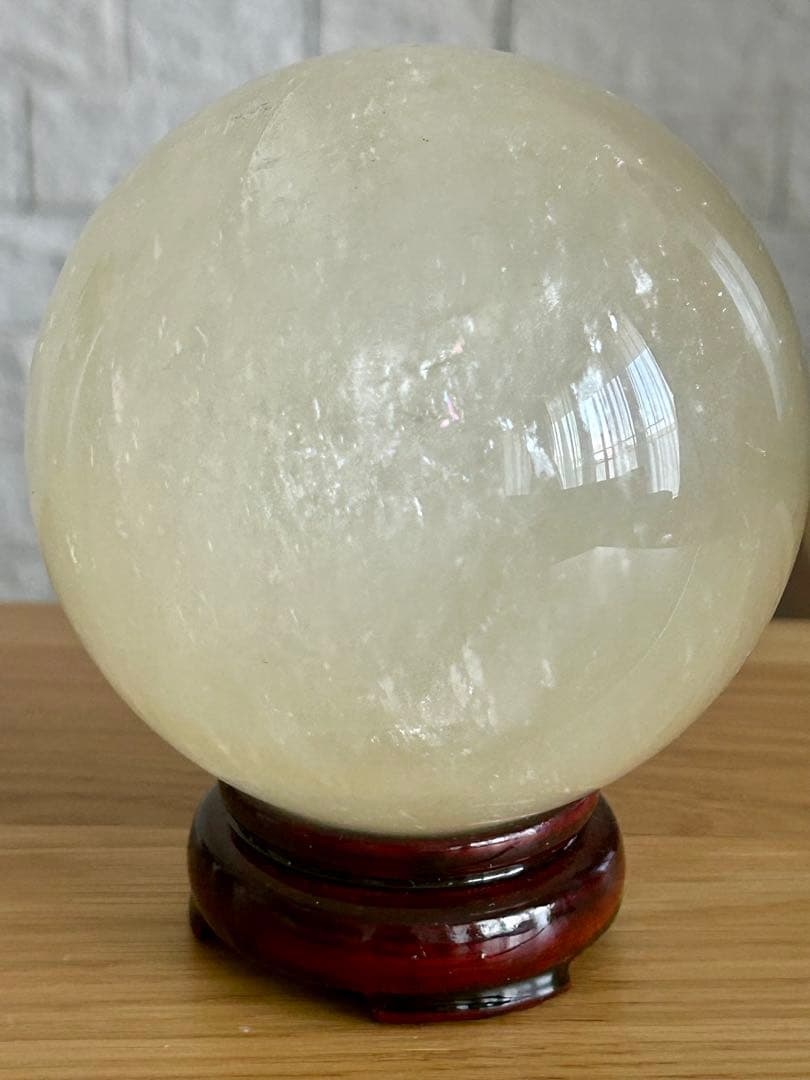 ✨虹入り✨ハニーイエローカルサイト 大玉 約93mm 1.2kg