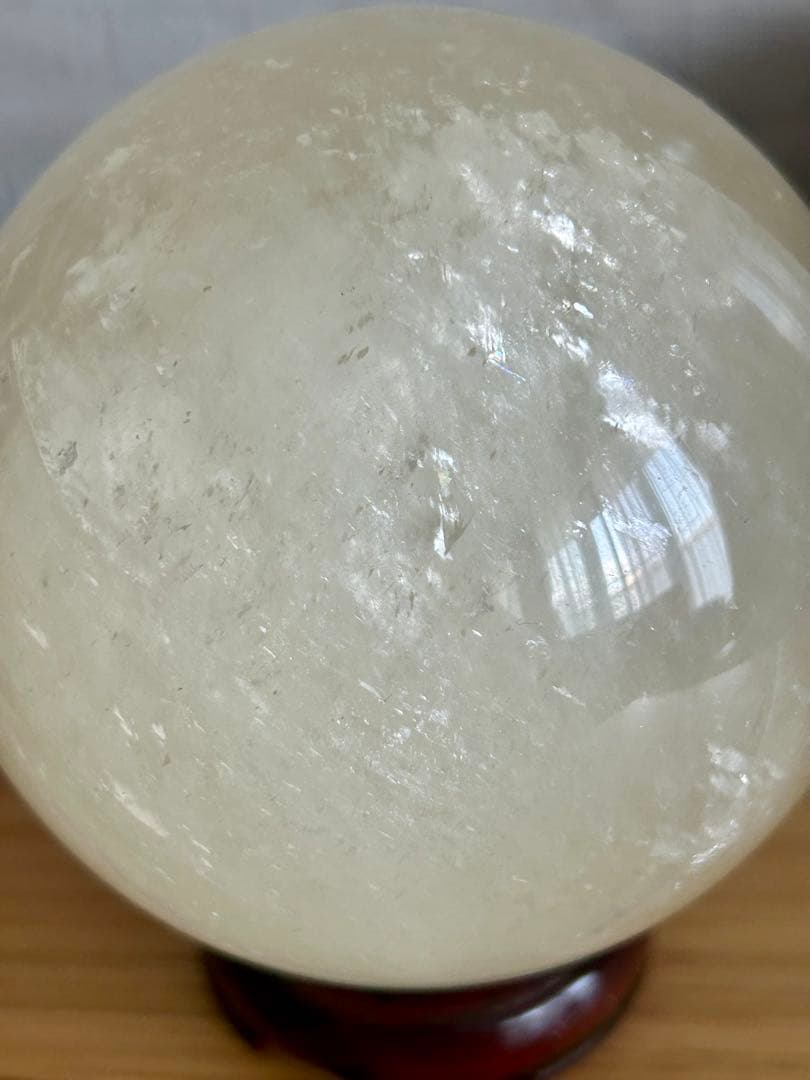 ✨虹入り✨ハニーイエローカルサイト 大玉 約93mm 1.2kg