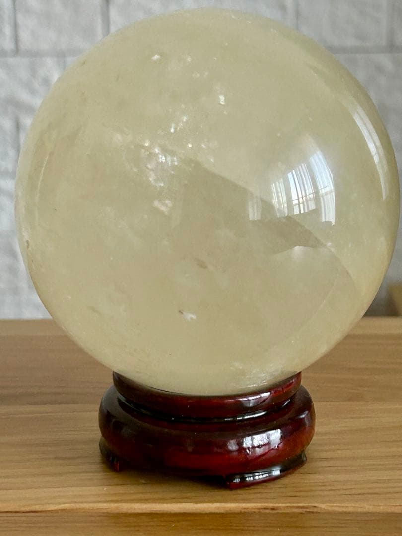 ✨虹入り✨ハニーイエローカルサイト 大玉 約93mm 1.2kg