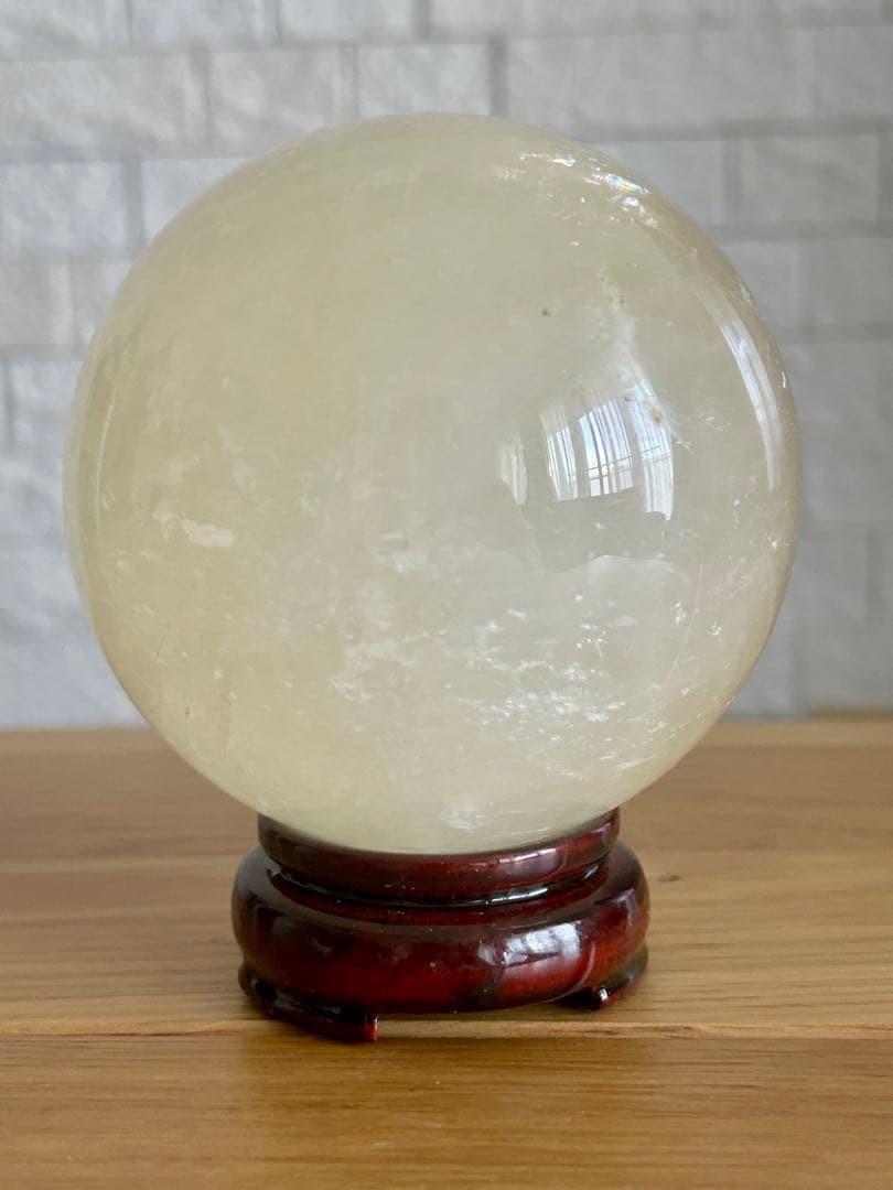 ✨虹入り✨ハニーイエローカルサイト 大玉 約93mm 1.2kg