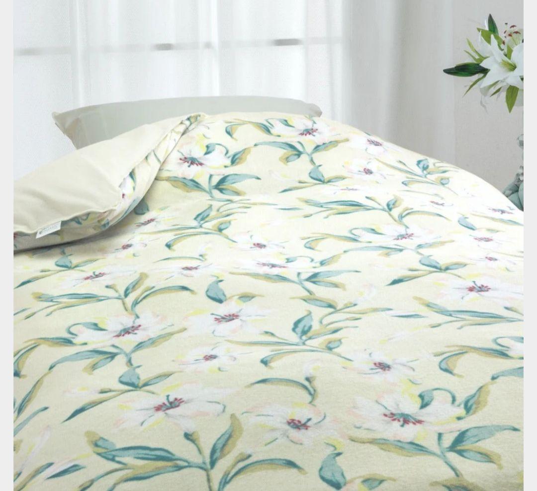 ロマンス暖か羽毛用 軽量掛け布団カバーベージュ18700円