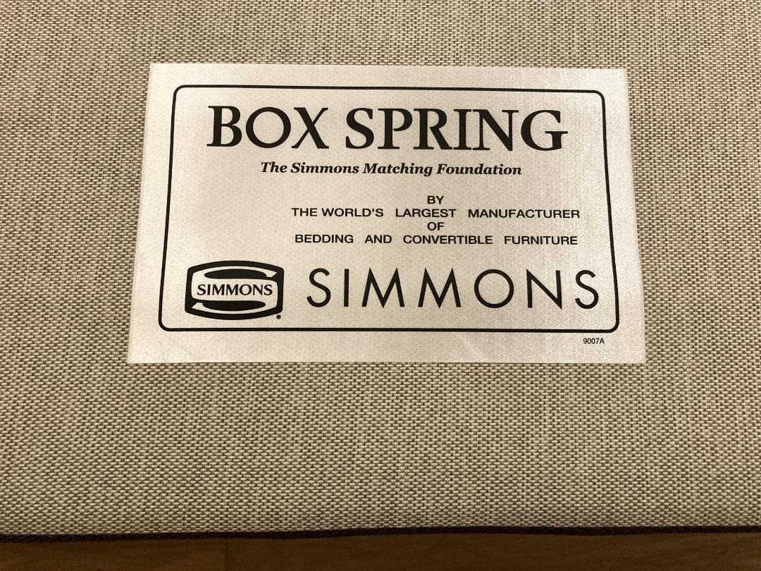 ★≫Simmons Beautyrest≪★ダブルサイズ★ボトムクッションのみ