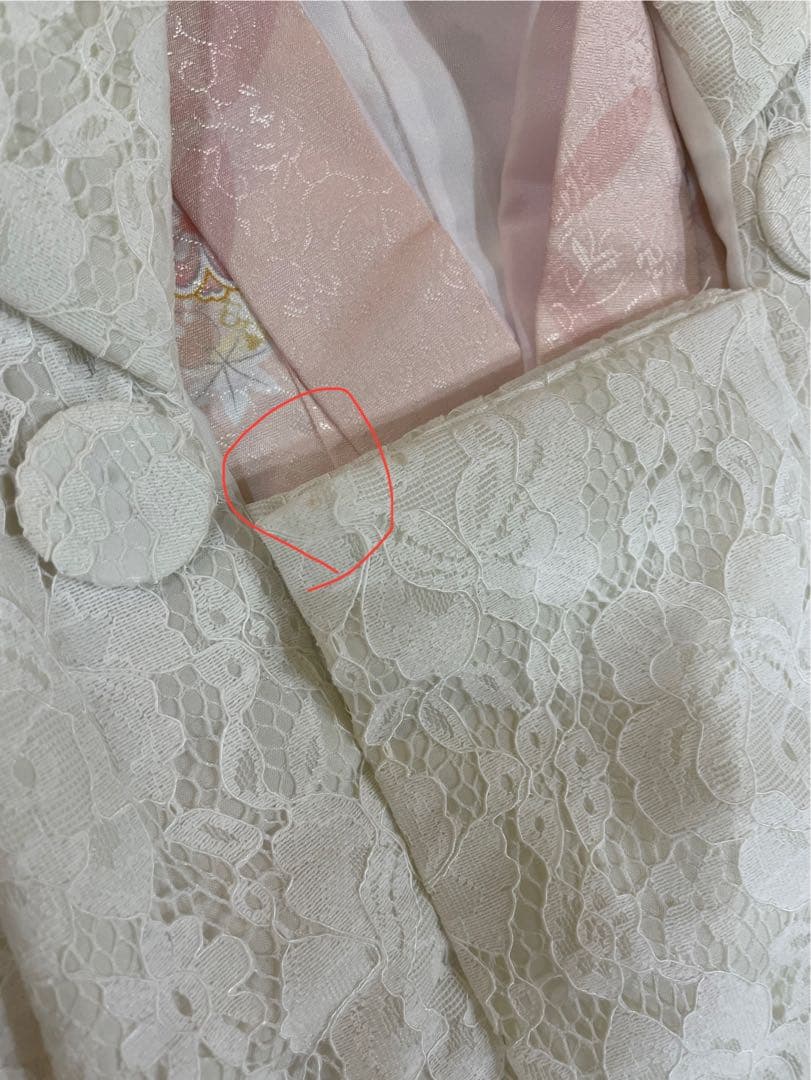 ３歳七五三着物セット　被布　薄ピンク　花柄