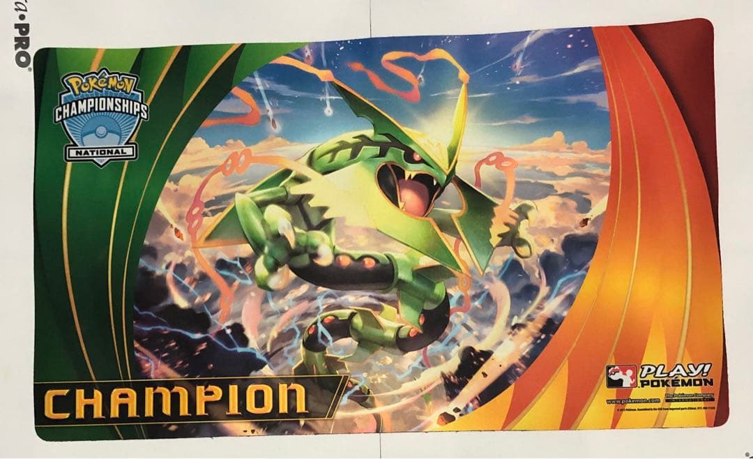 メガレックウザ プレイマット champion ポケモンカード 英語版 海外