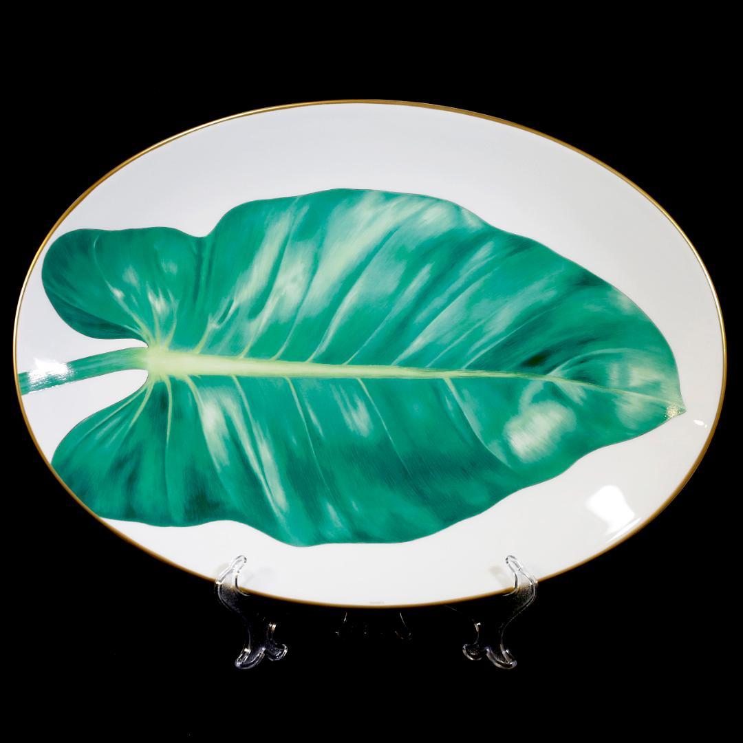 【極美品 送料込み】エルメス パシフォリア オーバル プラッター プレート 大皿