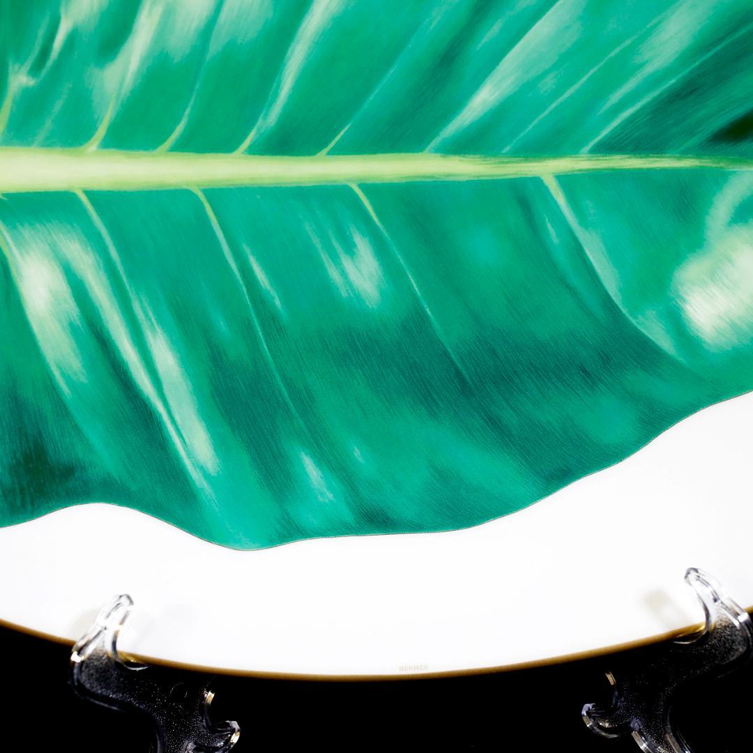 【極美品 送料込み】エルメス パシフォリア オーバル プラッター プレート 大皿